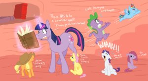 Rating: Safe Score: 0 Tags: age_regression aged_down anthro applejack_(mlp) blue_body blue_fur bodily_fluids book cartoonlion crying cutie_mark dialogue dragon e621 earth_pony english_text equid equine feathered_wings feathers female feral fluttershy_(mlp) friendship_is_magic fur group hair hasbro hi_res horn horse male mammal multicolored_hair my_little_pony mythological_creature mythological_equine mythological_scalie mythology pegasus pinkamena_(mlp) pinkie_pie_(mlp) pony purple_hair rainbow_dash_(mlp) rainbow_hair rarity_(mlp) scalie spike_(mlp) tail tears text twilight_sparkle_(mlp) two_tone_hair unicorn what_has_magic_done wings yellow_body yellow_feathers young young_anthro young_male User: bunchy7s