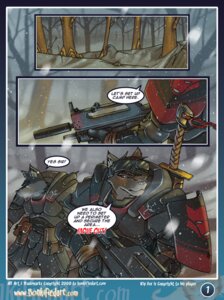 Rating: Safe Score: 0 Tags: anthro armor bonk canid canine canis comic dialogue digital_media_(artwork) duo e621 english_text forest forest_background fox gathering_wood gun kipfox male mammal melee_weapon military nature nature_background outside plant ranged_weapon snow soldier sword text tree warrior weapon wolf wood User: bunchy7s