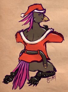 Rating: Questionable Score: 0 Tags: anthro avian beak belt biped bird black_feet christmas christmas_clothing christmas_headwear clothed clothing coat corvid corvus_(genus) costume crow deervvitch e621 feathers feet hair hat headgear headwear holidays kneeling looking_at_viewer looking_back male oscine partially_clothed passerine purple_body purple_eyes purple_feathers purple_hair raven rear_view santa_costume santa_hat simple_background solo stripper striptease talons tan_background toes topwear User: bunchy7s