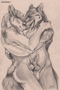 Rating: Explicit Score: 0 Tags: anthro balls blackteagan canine canine_penis closed_eyes cuddle cum eyes frottage fur furry furry_only gay hug knot male messy monochrome no_humans nude penis rule34 sex sketch wolf User: bunchy7s