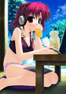 Rating: Explicit Score: 0 Tags: amatsu_misora_ni! amatsumi_sorani! breasts cleavage female game_cg headphones hitotsubashi_kanna kneeling magenta_hair panties panty pen pink_hair purple_eyes rule34 table underwear User: bunchy7s