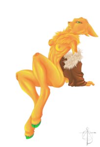 Rating: Explicit Score: 0 Tags: anthro biped blackwater breasts chest_tuft e621 feet female fur genitals green_eyes green_hooves half-closed_eyes hooves hybrid looking_at_viewer mammal narrowed_eyes nipples nude orange_body orange_fur orange_nipples orange_nose simple_background sitting slim solo tuft vulva white_background User: bunchy7s