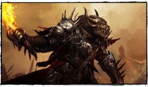 Rating: Safe Score: 0 Tags: charr claws e621 felid guild_wars horn male mammal rytlock_brimstone solo unknown_artist warrior User: bunchy7s
