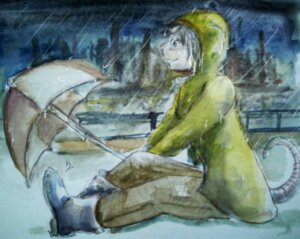 Rating: Safe Score: 0 Tags: anthro biped clothed clothing dlost e621 eyewear female glasses hi_res mammal mouse murid murine rodent side_view sitting solo tail umbrella User: bunchy7s