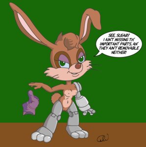 Rating: Explicit Score: 0 Tags: anthro breasts bunnie_rabbot clothing cybernetics cyborg dialogue doug_winger e621 english_text female genitals green_eyes lagomorph leporid looking_at_viewer machine mammal nipples rabbit sega simple_background solo sonic_the_hedgehog_(satam) sonic_the_hedgehog_(series) text toony undressing vintage vulva User: bunchy7s Rating: Explicit Score: 0 Tags: anthro breasts bunnie_rabbot clothing cybernetics cyborg dialogue doug_winger e621 english_text female genitals green_eyes lagomorph leporid looking_at_viewer machine mammal nipples rabbit sega simple_background solo sonic_the_hedgehog_(satam) sonic_the_hedgehog_(series) text toony undressing vintage vulva User: bunchy7s