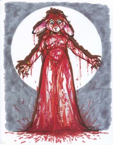 Rating: Questionable Score: 0 Tags: 2007 absurd_res angry anthro biped blood bodily_fluids bracelet breasts brown_eyes carrie_(movie) cleavage clothed clothing dress e621 female floppy_ears front_view hair hi_res jewelry lagomorph leporid looking_at_viewer mammal rabbit red_hair seven_deadly_sins shadow signature solo spotlight standing terrie_smith traditional_media_(artwork) wide_eyed User: bunchy7s