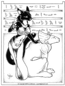 Rating: Safe Score: 0 Tags: 2000 4_fingers anthro bast biped black_and_white bottomwear clothed clothing deity domestic_cat e621 egyptian egyptian_clothing egyptian_headdress egyptian_mythology felid feline felis female fingers front_view headdress headgear headwear hieroglyphic_text jewelry looking_at_viewer mammal middle_eastern_mythology midriff monochrome mythology navel navel_piercing necklace nemes_(clothing) pectoral_(jewelry) piercing sandi_wilkinson sculpture skirt solo standing statue tail uraeus User: bunchy7s