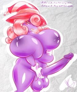 Rating: Explicit Score: 0 Tags: 2013 balls big_balls big_breasts blush breast_squish breasts clothed clothed_gynomorph clothed_humanoid clothed_intersex clothing dated digital_media_(artwork) dullvivid e621 genitals gloves gynomorph hair handwear hat headgear headwear hi_res huge_breasts humanoid intersex mario_bros masturbation mostly_nude mostly_nude_gynomorph mostly_nude_humanoid mostly_nude_intersex nintendo nipples paper_mario penis pink_hair purple_body purple_nipples purple_skin shadow_siren signature solo squish vivian_(mario) white_clothing white_gloves white_handwear witch_hat User: bunchy7s