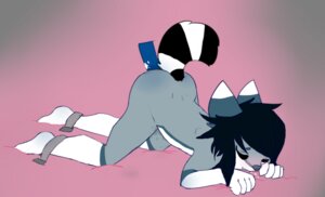 Rating: Explicit Score: 0 Tags: alpha_channel ambiguous_gender anthro bdsm black_hair blue_penis blush bodily_fluids bondage bound canid canine canis collieh cum disembodied_penis domestic_dog duo e621 erection eyes_closed fur genital_fluids genitals grey_body grey_fur hair male mammal nude penetration penis simple_background solo_focus straps white_body white_fur User: bunchy7s