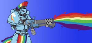 Rating: Safe Score: 0 Tags: adeptus_astartes alternate_species armor blue_background clothed clothed_female clothed_humanoid clothing e621 female flamethrower friendship_is_magic full_armor ghetto_mole gun hair hasbro headgear helmet holding_object holding_weapon humanoid humanoidized machine mammal military multicolored_hair my_little_pony power_armor rainbow rainbow_dash_(mlp) rainbow_hair ranged_weapon simple_background soldier solo space_marine warhammer_(franchise) warhammer_40000 warrior weapon User: bunchy7s