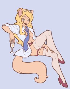 Rating: Questionable Score: 0 Tags: anthro blonde_hair breasts callie_briggs clothed clothing e621 eyewear felid female glass glasses green_eyes hair hanna-barbera inviting legwear long_hair looking_at_viewer mammal simple_background skimpy smile solo stockings swat_kats tabbykat tail User: bunchy7s