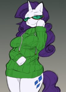 Rating: Safe Score: 0 Tags: 2013 anthro anthrofied bottomless breasts clothed clothing cutie_mark e621 equid equine eyewear female friendship_is_magic glasses hair hasbro horn itsmeevo looking_at_viewer mammal my_little_pony mythological_creature mythological_equine mythology purple_hair rarity_(mlp) shinobe smile solo sweater tail tape_measure topwear unicorn User: bunchy7s