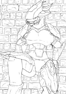 Rating: Safe Score: 0 Tags: alien armor black_and_white e621 female halo_(series) headgear helmet hi_res looking_at_viewer methados microsoft monochrome nude pose sangheili solo xbox_game_studios User: bunchy7s
