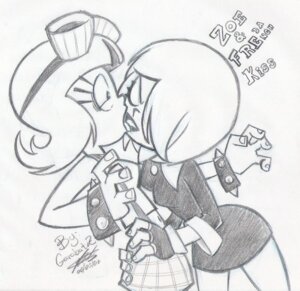 Rating: Explicit Score: 0 Tags: 00s 2000s 2006 character_name closed_eyes clothed drawing drawn el_tigre female frida_suarez fully_clothed garabatoz goggles goggles_on_head hair_over_one_eye kissing latina lesbian nickelodeon rule34 sketch skirt spiked_bracelet surprised unwanted_kiss yuri zoe_aves User: bunchy7s