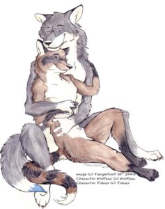 Rating: Explicit Score: 0 Tags: 2003 4_fingers animal_genitalia anthro balls blue_body blue_fur brown_body brown_fur canid canine canis claws countershade_face countershade_torso countershading cuddling duo e621 facial_markings fingers fur genitals grey_body grey_fur head_markings humanoid_hands male male/male mammal markings mask_(marking) pawpads paws procyonid raccoon sheath simple_background sitting size_difference smile striped_markings striped_tail stripes tail tail_markings tanglefoot text traditional_media_(artwork) white_body white_fur wolf wolfpac User: bunchy7s