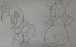 Rating: Questionable Score: 0 Tags: big_breasts breasts butt cleavage clothed clothing duo e621 female generation_3_pokemon graphite_(artwork) lunatone monochrome nintendo nurse panties panty_shot pokemon pokemon_(species) simple_background solrock traditional_media_(artwork) underwear vono white_background User: bunchy7s