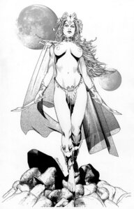 Rating: Explicit Score: 0 Tags: a_princess_of_mars areolae barsoom brandon_peterson breasts dejah_thoris female female_only front_view holding_object holding_weapon loincloth monochrome nipples pelvic_curtain rule34 solo tagme topless User: bunchy7s