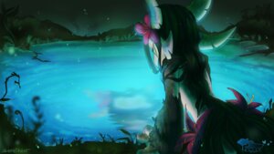 Rating: Safe Score: 0 Tags: 2014 all_fours anthro biped conditional_dnp dark e621 elemental_creature female fenra flora_fauna flower glowing green_eyes kneeling leaf light moss moss_fenra motes nature night outside plant reflection sefeiren solo swimming_pool water water_ripple User: bunchy7s