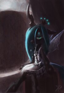 Rating: Safe Score: 0 Tags: 2013 anthro anthrofied arthropod biped changeling_(mlp) clothing dress e621 female friendship_is_magic green_eyes green_hair hair hasbro hi_res hole_(anatomy) horn insect_wings long_hair looking_at_viewer my_little_pony queen_chrysalis_(mlp) raikoh-illust sitting solo tail wings User: bunchy7s