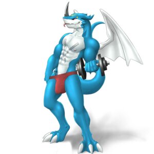 Rating: Explicit Score: 0 Tags: 1:1 anthro bandai_namco biped blue_body blue_skin bulge claws clothed clothing countershading detailed_bulge digimon digimon_(species) dragon e621 exercise exveemon facial_markings fangs genital_outline grin head_markings holding_object horn looking_at_viewer male markings membrane_(anatomy) membranous_wings muscular muscular_anthro muscular_male mythological_creature mythological_scalie mythology nipples non-mammal_nipples penis_outline pinup pose red_eyes scalie smile solo standing tail teeth thong tongue tongue_out topless underwear vader-san weightlifting weights wings workout xbuimonsama User: bunchy7s