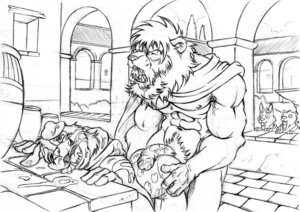 Rating: Explicit Score: 0 Tags: abs after_sex anthro bent_over bent_over_table black_and_white bodily_fluids canid canine canis cape cape_only clothing cum domestic_dog duo_focus e621 felid flaccid foreskin fucked_silly furryrevolution genital_fluids genitals group humanoid_genitalia humanoid_penis leaning leaning_forward line_art lion male male/male mammal messy monochrome mostly_nude muscular open_mouth pantherine penis retracted_foreskin sketch standing tongue tongue_out voyeur wide_eyed window User: bunchy7s