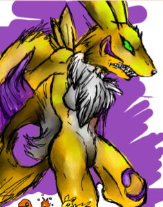 Rating: Safe Score: 0 Tags: angry anthro anthrofied bandai_namco breasts canid canine charmander crossover digimon digimon_(species) e621 eeveelution facial_markings female fire fur generation_1_pokemon green_eyes head_markings hybrid iris-sempi jolteon low_res mammal markings neck_tuft nintendo pokemon pokemon_(species) pokemorph purple_background renamon simple_background solo tail teeth tuft yellow_body yellow_fur User: bunchy7s