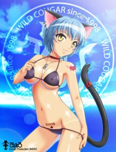 Rating: Questionable Score: 0 Tags: animal_humanoid arm_tattoo arrow_pointing_to_crotch bikini bikini_pull blue_hair breasts cat_humanoid clothed clothing clothing_pull collar directional_arrow e621 ear_piercing english_text felid felid_humanoid feline feline_humanoid female hair hand_on_breast hand_on_leg hand_on_thigh heart_on_body heart_symbol heart_tattoo humanoid japanese_text mammal mammal_humanoid neko_coon piercing pubic_tattoo short_hair shoulder_tattoo skimpy smile solo standing suntan swimwear swimwear_pull tail tan_body tan_line tan_skin tattoo text text_on_body text_tattoo two-piece_swimsuit yellow_eyes User: bunchy7s