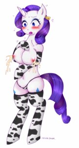 Rating: Questionable Score: 0 Tags: 2014 anthro anthrofied biped blue_eyes blush bodily_fluids breasts clothing cutie_mark divneues e621 equid equine eyeshadow fan_character female friendship_is_magic fur hair hasbro horn lactating makeup mammal milk my_little_pony mythological_creature mythological_equine mythology navel nipples open_mouth panties piercing purple_hair raricow_(mlp) rarity_(mlp) simple_background solo standing sweat underwear unicorn white_background white_body white_fur User: bunchy7s