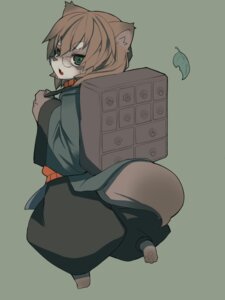 Rating: Safe Score: 0 Tags: 3:4 anthro backpack canid canine e621 eyewear female fox glasses green_eyes grey_background havemoon leaf looking_at_viewer looking_back mammal simple_background solo tail young young_anthro young_female User: bunchy7s