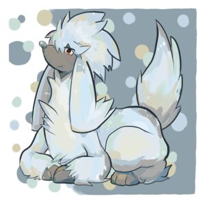 Rating: Safe Score: 0 Tags: abstract_background absurd_res ambiguous_gender black_body blush blush_lines canid canine e621 feral floppy_ears fur furfrou generation_6_pokemon hi_res long_ears lop_ears lying mammal natural_furfrou nintendo okitugu1101 on_front pokemon pokemon_(species) red_eyes restricted_palette solo white_body white_fur User: bunchy7s