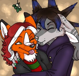 Rating: Questionable Score: 0 Tags: anthro black_hair canid canine clothing crosshawk digital_media_(artwork) duo e621 eyes_closed female fox green_eyes hair kiss_on_cheek kissing kissing_bough long_hair low_res male mammal mistletoe one_eye_closed plant red_hair romantic romantic_ambiance romantic_couple shirt simple_background skihi tongue topwear zeriara User: bunchy7s Rating: Questionable Score: 0 Tags: anthro black_hair canid canine clothing crosshawk digital_media_(artwork) duo e621 eyes_closed female fox green_eyes hair kiss_on_cheek kissing kissing_bough long_hair low_res male mammal mistletoe one_eye_closed plant red_hair romantic romantic_ambiance romantic_couple shirt simple_background skihi tongue topwear zeriara User: bunchy7s