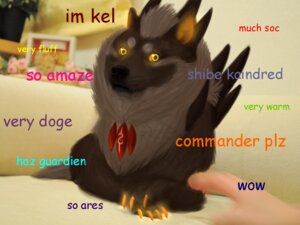 Rating: Safe Score: 0 Tags: 4:3 ambiguous_gender black_body black_fur black_nose canid canine canis dante-aran doge dogelore domestic_dog duo e621 english_text feral fur grey_body grey_fur kel_(shadowofsolace) mammal meme shadowofsolace shiba_inu solo_focus spitz text yellow_eyes User: bunchy7s