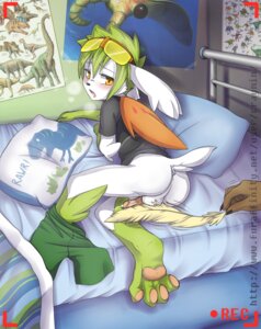 Rating: Explicit Score: 0 Tags: anthro anthrofied anus backsack balls bed biped blush bodily_fluids butt clothing craymin craymin_(character) dinosaur e621 erection eyewear feet furniture generation_4_pokemon genital_fluids genitals green_hair hair hi_res hindpaw humanoid_genitalia humanoid_penis legendary_pokemon loose_feather male nintendo open_mouth pawpads paws penis pillow pokemon pokemon_(species) pokemorph precum prehistoric_species rawr reptile scalie shaymin sky_forme_shaymin solo sunglasses tickling tickling_balls tickling_feet tickling_genitalia tickling_penis vein yellow_eyes young User: bunchy7s