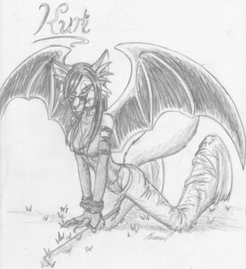 Rating: Safe Score: 0 Tags: anthro canid canine e621 female fox hellgoddess hi_res kuri_fellwing mammal monochrome multi_tail solo tail User: bunchy7s