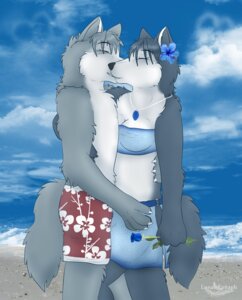 Rating: Safe Score: 0 Tags: 2011 accessory anthro beach blaze-lupine_(character) blaze_(wolf) blue_rose canid canine canis cloud detailed_background duo e621 eyes_closed female flower flower_in_hair hair hair_accessory hi_res jewelry kissing lunar_epitaph male mammal necklace outside plant romantic romantic_couple rose_(flower) sand sea seaside sky tail toony water wolf User: bunchy7s Rating: Safe Score: 0 Tags: 2011 accessory anthro beach blaze-lupine_(character) blaze_(wolf) blue_rose canid canine canis cloud detailed_background duo e621 eyes_closed female flower flower_in_hair hair hair_accessory hi_res jewelry kissing lunar_epitaph male mammal necklace outside plant romantic romantic_couple rose_(flower) sand sea seaside sky tail toony water wolf User: bunchy7s