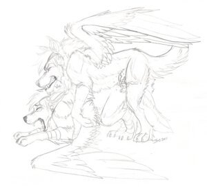 Rating: Explicit Score: 0 Tags: 2012 all_fours black_and_white bodily_fluids canid canine canis cum cum_inside doggystyle duo e621 eyes_closed feathered_wings feathers feral feral_on_feral from_behind_position full-length_portrait genital_fluids graphite_(artwork) ifus male mammal monochrome penetration portrait quadruped sex side_view simple_background sketch tail traditional_media_(artwork) white_background wings wolf User: bunchy7s