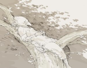 Rating: Safe Score: 0 Tags: ambiguous_gender anthro avian biped branch e621 eyes_closed in_tree leaf lying monochrome nagabe plant resting sleeping solo tree wood User: bunchy7s