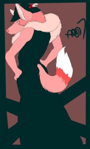 Rating: Safe Score: 0 Tags: 2007 anthro biped black_border black_clothing black_dress black_hair border canid canine classy clothing digital_media_(artwork) dipstick_tail dress e621 evening_gown feather_hat female fluffy fluffy_tail fox fur_boa hair hands_on_hips hi_res looking_back mammal markings narrowed_eyes phylum pink_body pink_hair portrait rear_view signature solo standing tail tail_markings three-quarter_portrait User: bunchy7s