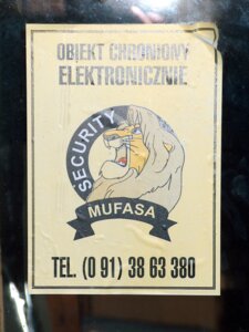 Rating: Safe Score: 0 Tags: absurd_res disney e621 electronic felid feral grandfathered_content hi_res lion male mammal mufasa pantherine polish_text real royalty security simba_(the_lion_king) solo text the_lion_king translated unknown_artist what User: bunchy7s