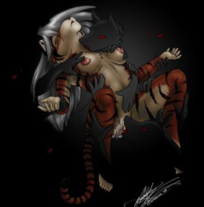Rating: Explicit Score: 0 Tags: 2010 abstract_background ambiguous_gender anthro bodily_fluids breasts cum cunnilingus e621 eyes_closed felid female fondling genital_fluids genitals grope group k'sharra ksharra licking mammal messy nipples nude oral pantherine red_eyes sex shadow signature simple_background suspension tail tiger tongue tongue_out vaginal vulva wet User: bunchy7s
