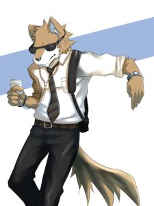 Rating: Safe Score: 0 Tags: 3:4 5_fingers accessory anthro apple_inc. backpack belt bottomwear bracelet canid canine canis clock clothed clothing collared_shirt dress_shirt e621 earbuds electronics eyewear fingers front_view fully_clothed fur headphones holding_object inner_ear_fluff ipod jewelry male mammal necktie pants portable_music_player rolled_up_sleeves shirt silverio simple_background solo sunglasses tail tan_body tan_fur topwear tuft watch white_background white_body white_fur wolf wristwatch User: bunchy7s