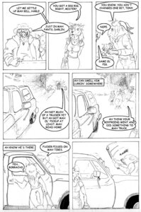 Rating: Questionable Score: 0 Tags: anthro black_and_white comic dialogue domestic_pig e621 english_text female male mammal monochrome mulefoot slop suid suine sus_(pig) text wild_boar User: bunchy7s