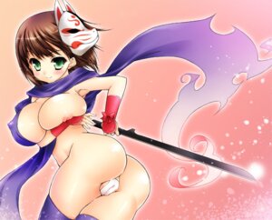Rating: Explicit Score: 0 Tags: 1girls breasts brown_hair etrian_odyssey female fox_mask green_eyes hotei_kazuha large_breasts maebari mask naked_scarf nipples nude rule34 scarf sekaiju_no_meikyuu sekaiju_no_meikyuu_3 shinobi_(sekaiju) short_hair solo stockings thighhighs topless weapon User: bunchy7s