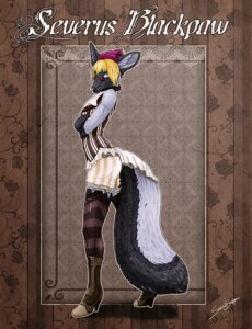 Rating: Safe Score: 0 Tags: anthro biped blue_eyes boots canid canine clothed clothing crossdressing crossed_arms digital_media_(artwork) e621 eyewear femboy footwear fox fully_clothed fur furgonomics glasses grey_body grey_fur hair heterochromia high_heeled_boots high_heels legwear looking_aside male mammal multicolored_hair oliverfox outline pattern_clothing pattern_legwear pince-nez pink_hair red_fox severus_blackpaw_(oliverfox) shoes short_hair side_view silver_fox solo standing striped_clothing striped_legwear stripes tail tail_clothing true_fox yellow_eyes User: bunchy7s