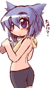 Rating: Explicit Score: 0 Tags: blue_eyes blush clothing eyebrows_visible_through_hair female ikkyuu pani_poni_dash! parted_lips rule34 serizawa_akane shorts solo towel towel_around_neck translation_request User: bunchy7s