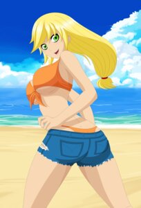 Rating: Safe Score: 0 Tags: absurd_res alternate_species applejack_(mlp) big_breasts breasts clothed clothing e621 female friendship_is_magic hasbro hi_res human humanized looking_at_viewer mammal my_little_pony not_furry skimpy smile solo zantyarz User: bunchy7s