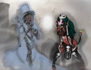 Rating: Safe Score: 0 Tags: 2013 bikini blue_eyes blue_hair bodypaint bone breasts cainethelongshot cemetery chain clothed clothing collar colored costume duo e621 female fog footwear fur ghost grave hair halloween hat headgear headwear hi_res holidays humanoid legwear long_hair looking_at_viewer maddock_(cainethelongshot) male mammal markings mustelid not_furry open_mouth outside red_body red_eyes red_fur shindorei skeleton skimpy skull smile socks spirit steel_collar swimwear toeless_footwear toeless_socks tombstone tongue tongue_out top_hat two-piece_swimsuit undead User: bunchy7s