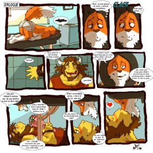 Rating: Questionable Score: 0 Tags: 1:1 anthro anthro_on_anthro arm_hair ass_up bandage beard blazingcheecks blush body_hair bovid bovine brown_hair butt canid canine cattle clothed clothing comic countershading dialogue duo e621 english_text eye_contact facial_hair flower forearm_hair forearms fox fur furniture gloves_(marking) hair hairy_hands happy heart_symbol hi_res horn hospital kissing leg_markings looking_at_another lying male male/male mammal markings medical multiple_scenes muscular muscular_male on_back on_front on_table orange_body orange_fur patient plant profanity raised_tail smile socks_(marking) speech_bubble table tail text white_body white_countershading white_fur yorrick_(captaingerbear) zipp_(blazingcheecks) User: bunchy7s
