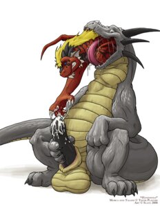 Rating: Explicit Score: 0 Tags: abdominal_bulge animal_genitalia balls belly big_balls big_penis bodily_fluids claws cum cum_on_hand cum_on_penis digital_media_(artwork) dragon duo e621 erection european_mythology feet feet_first feral feral_on_feral genital_fluids genitals lizard male male/male male_pred male_prey masturbation morca_(character) mythological_creature mythological_scalie mythology neck_bulge penile penile_masturbation penis red_body reptile scalie sex sheath slate tail talash vore western_dragon User: bunchy7s
