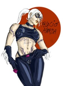 Rating: Questionable Score: 0 Tags: black_cat_(marvel) blue_eyes choker condom felicia_hardy female female_only gloves human marvel marvel_comics mask navel ponytail rule34 solo spider-man_(series) tied_hair white_hair User: bunchy7s